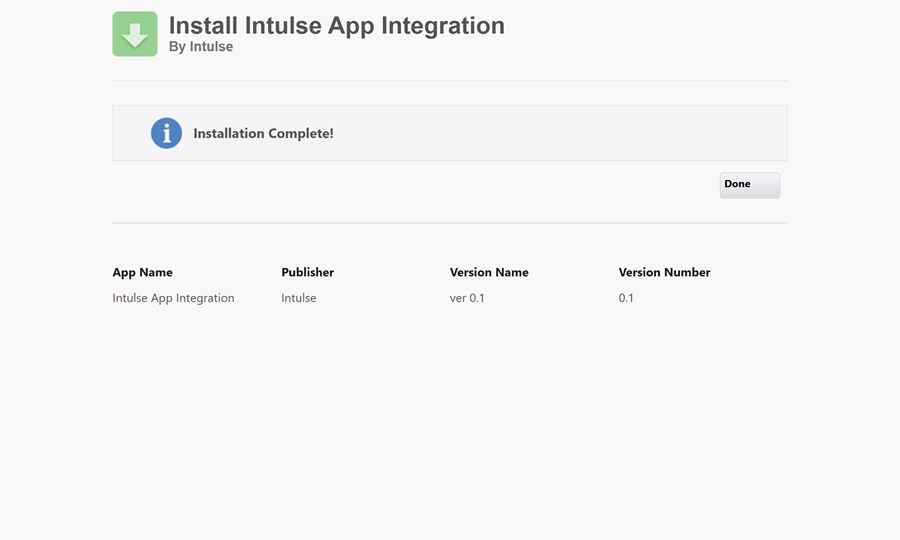 Installationv Complete